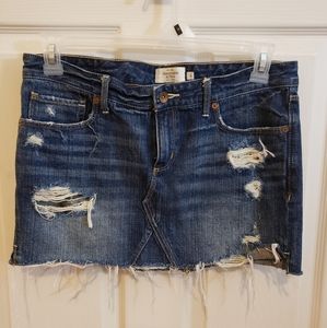 AMBERCOMBIE & FITCH JEAN SKIRT